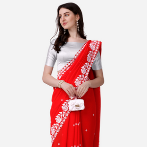 emboidary saree