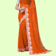 emboidary saree