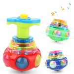 Toy Imagine Gyro Magic Lattoo Toy with Music and Lights Spinning Top Toy for Kids Boys Colourful Tops Pack of 1 Color May Vary