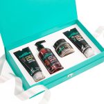 mCaffeine Shower Temptations Rakhi Gift Set for Sister and Brother | mCaffine products | Luxury Coffee Bath Indulgence in Premium Packaging | Unisex mCaffeine Kit with Face Wash, Body Wash, Body Scrub, Face Scrub | Rakshabandhan Gifts