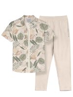 BULLMER Trendy Clothing Set with Shirt & Pants Co-ords for Men