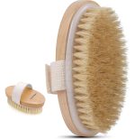 Episkey Dry Skin Body Brush Improves Skin's Health and Beauty With Natural Bristle | Remove Dead Skin and Toxins, Cellulite Treatment, Exfoliates, Stimulates Blood Circulation