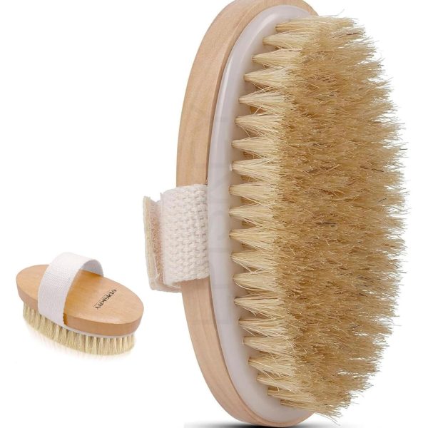 Episkey Dry Skin Body Brush Improves Skin's Health and Beauty With Natural Bristle | Remove Dead Skin and Toxins, Cellulite Treatment, Exfoliates, Stimulates Blood Circulation