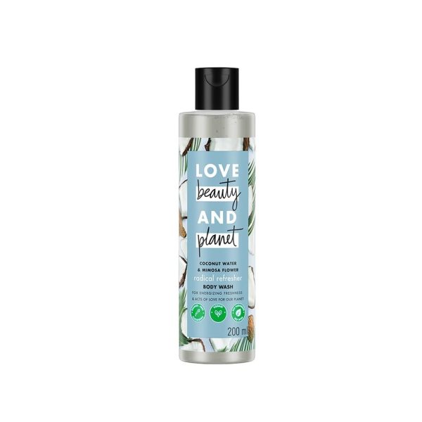 Love Beauty & Planet Coconut Water & Mimosa Flower Hydrating Body WashINatural Shower Gel for Soft Skin,200ml