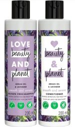 Love beauty Argan & Lavender Anti Frizz Combo with Sulfate free Shampoo 200 ml & Conditioner 200 ml