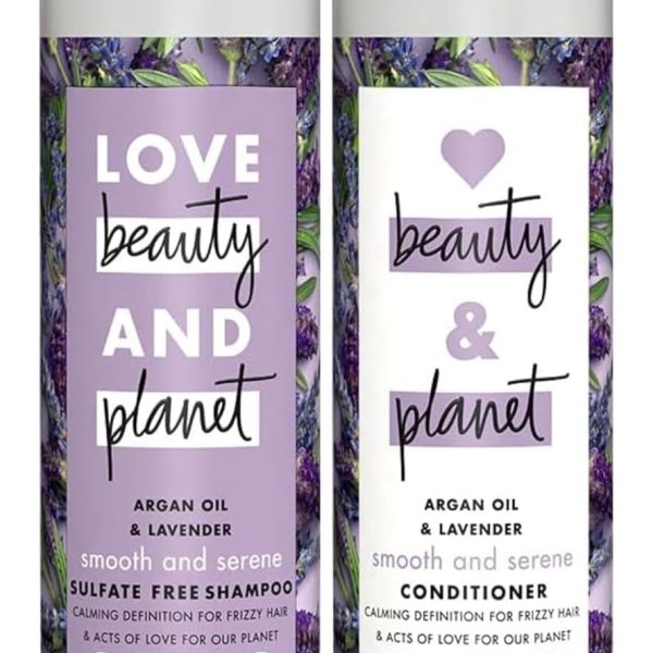 Love beauty Argan & Lavender Anti Frizz Combo with Sulfate free Shampoo 200 ml & Conditioner 200 ml