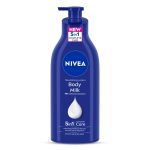 NIVEA Nourishing Body Milk 600ml Body Lotion | 48 H Moisturization | With 2X Almond Oil | Smooth and Healthy Looking Skin |For Very Dry Skin