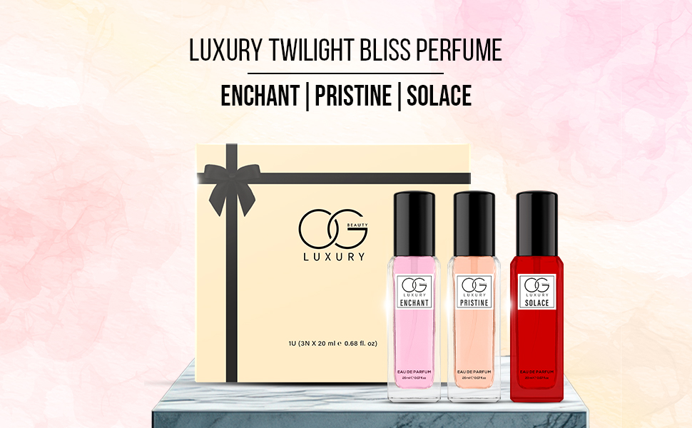 OG BEAUTY LUXURY Twilight Bliss Gift Set Pack of 3, 20 ml Each