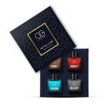 OG BEAUTY Luxury Alpha Male Perfume Set for Men – 4x50 ML EDP Long-Lasting Fragrance Set: Shadow, Woody, Smokey, Gallant – Sophisticated & Budget-Friendly Gift, 20% Perfume Concentration