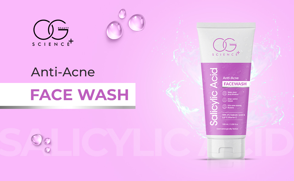 OG BEAUTY Science+ 2% Salicylic Acid Face Wash For Deep Pore Cleansing