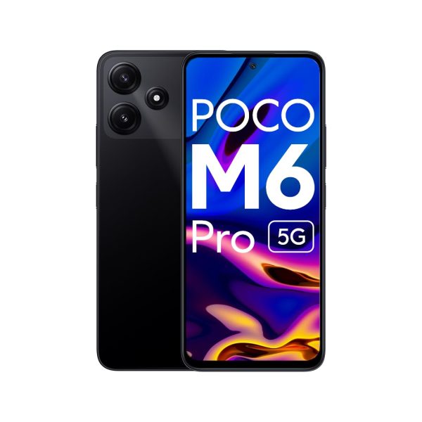 POCO M6 Pro 5G (Power Black, 4GB RAM, 128GB Storage) | Snapdragon 4 Gen 2 | 6.79" Large Screen with 90Hz Refresh Rate | 50 MP Dual AI Camera