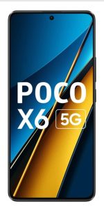 POCO X6 5G (Mirror Black, 12 GB RAM 512 GB Storage)