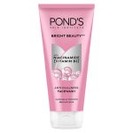 POND's Bright Beauty Anti-Dullness & Brightening Facewash With Niacinamide | For Glass-Skin Like Shine And With 4X Visibly Brighter Skin, 200Gm