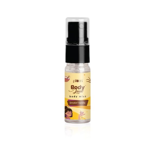 Plum BodyLovin' Women Smokin' Vanilla Mini Body Mist Warm Vanilla Fragrance Instantly Refreshes 5 Ml