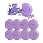 Raissa Lavender Love Beauty Soap,85g (Pack of 8) Natural,Moisturizing, Handmade Bathing Bar | Premium Lavender Body Soap | Combo Pack for Soft & Glowing Skin