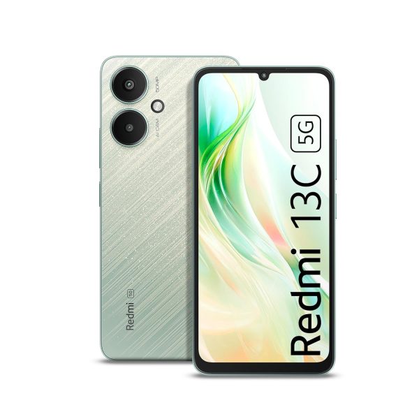 Redmi 13C 5G (Startrail Green,6GB RAM, 128GB Storage) | MediaTek Dimensity 6100+ 5G | 90Hz Display