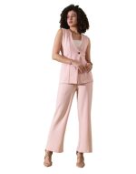 SIRIL Women's Co-ord Set Lycra Top and Trouser Pant Set | Two Piece Co ord Set | Formal Cord Set for Women