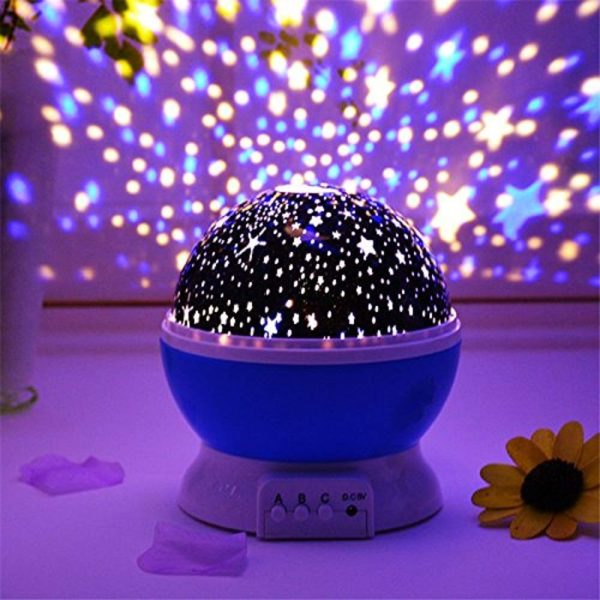 Toy Imagine Star Master Galaxy Night Projector Lamp Ceiling Led Light 360 Rotating Colorful Lights Starry Space Projection Home Decoration Design, Gift for Kids Boy Girl, Plastic, Multicolor