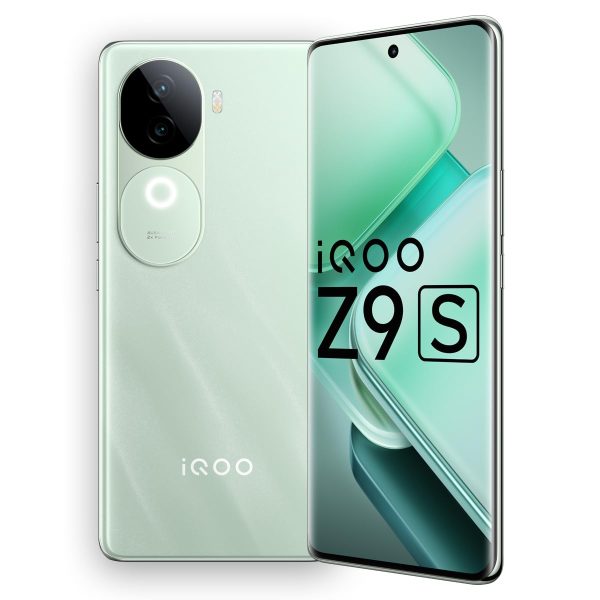 iQOO Z9s 5G (Onyx Green, 8GB RAM, 256GB Storage) | 120 Hz 3D Curved AMOLED Display | 5500 mAh Ultra-Thin Battery | Dimesity 7300 5G Processor | Sony IMX882 OIS Camera with Aura Light