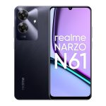 realme NARZO N61 (Marble Black,6GB RAM+128GB Storage) 90Hz Eye Comfort Display | IP54 Dust & Water Resistance | 48-Month Fluency | Charger in The Box