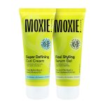 MOXIE BEAUTY (Curly Vibe Setter Duo) - Flexi Stying Serum Gel - 120 ml & Super Defining Curl Cream 120 ml