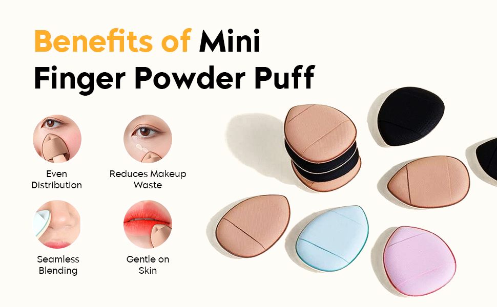 Mini Finger Powder Puff