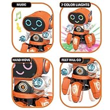 Galaxy Hi-Tech Pioneer Bot Robot Colorful Lights and Music  ,  SPN-MX9E8