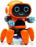 Galaxy Hi-Tech® Pioneer Bot Robot Colorful Lights and Music | All Direction Movement Dancing Robot Toys for Boys and Girls Multi-Colour