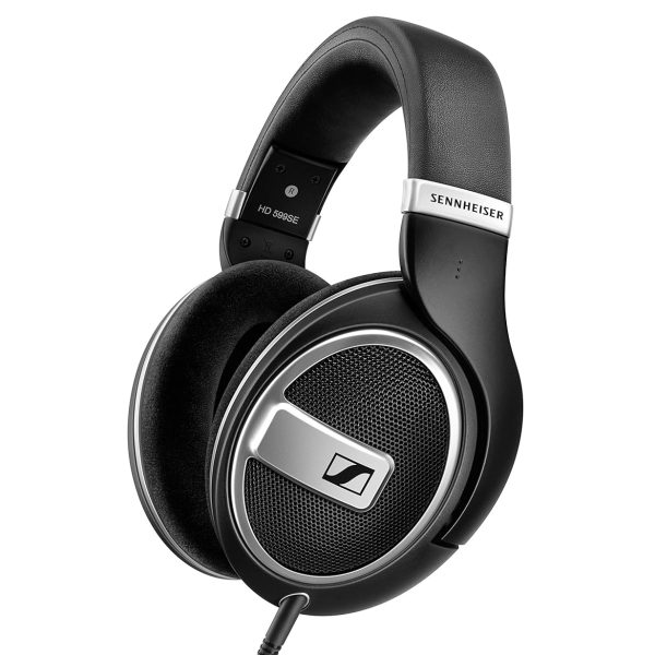 Sennheiser HD 599 Special Edition Wired, Over The Ear Audiophile Headphones with E.A.R. Technology for Wide Sound Field, Open-Back Earcups, Detachable Cable (Black) without Mic. 2-Year Warranty.