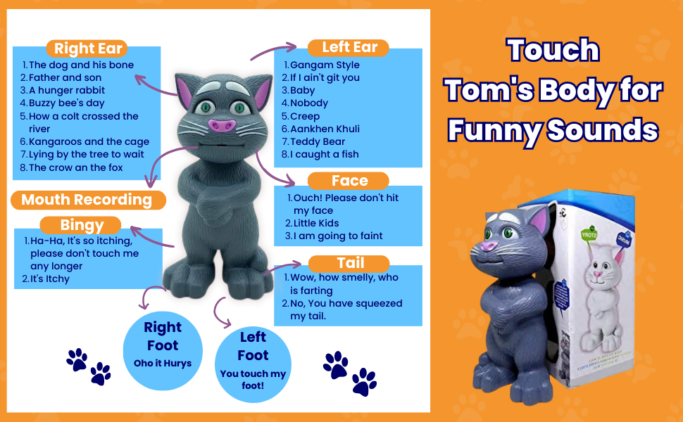 Mimicking Talking Tom Toy