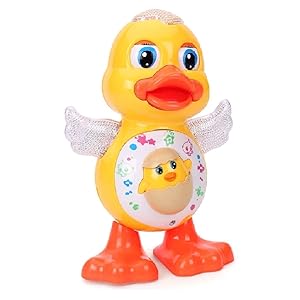 Smiles Creation Happy Dancing Duck Toy for Kids, Multi Color