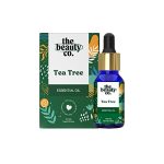 The Beauty Co Tea Tree Oil for Acne and Blemish Free Skin 15 ml | Organic & Pure| Natural | Reduces Dark Spots | For Healthy Skin | Face & Hair | Dandruff Control | All Seasons | Women-Girls