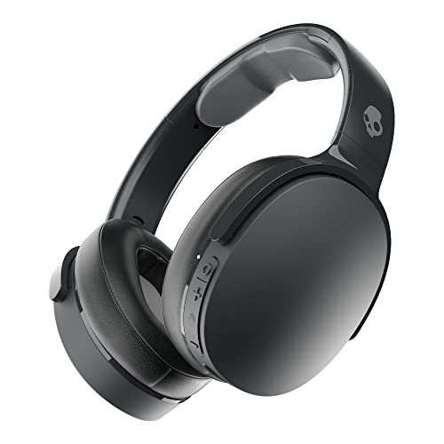 Skullcandy Hesh Evo Over-Ear Wireless Headphones, 36 Hr Battery, Microphone, Works with iPhone Android and Bluetooth Devices - True Black