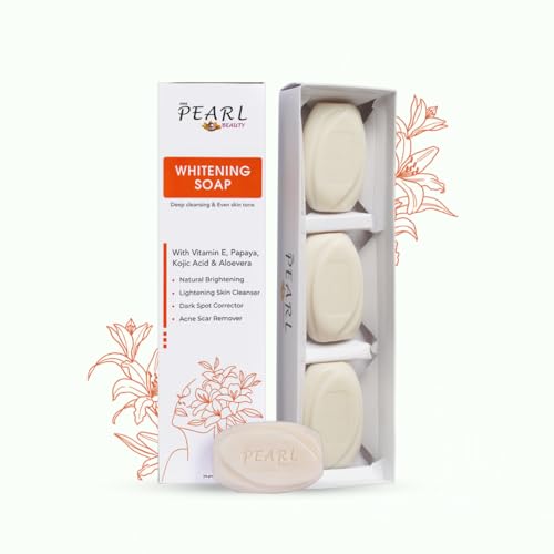 A. R. M pearlbeauty Arm Pearl Beauty Whitening Soap Even Skin Tone With Vitamin E Papaya Kojic Acid&Aloe Vera Natural Brightening|Lightening Skin Cleanser|Dark Spot Corrector|Acne Scar Remover