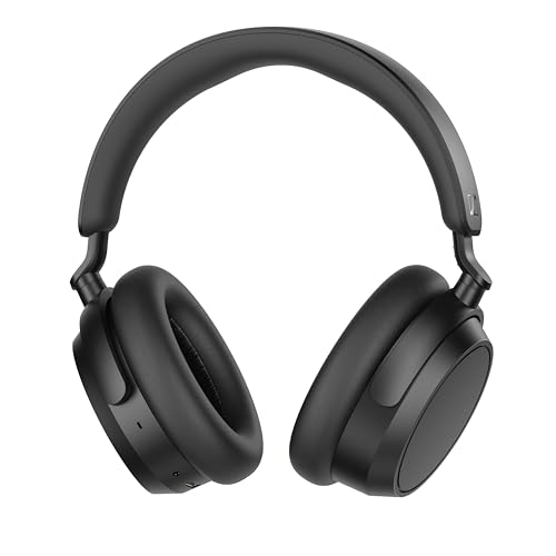 Sennheiser ACCENTUM Plus Wireless Bluetooth Headphones - Designed in Germany with Quick-Charge, 50h Battery (with ANC), Adaptive Hybrid ANC, Sound Personalization and 2 Yr Warranty - Black