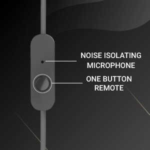 One button remote with microphone