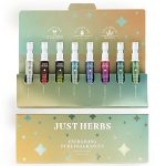 Just Herbs EDP Perfumes Trial Set of 8 x 3ml Long Lasting Pocket Perfume Fragrances for Men and Women (Fresh & Woody)