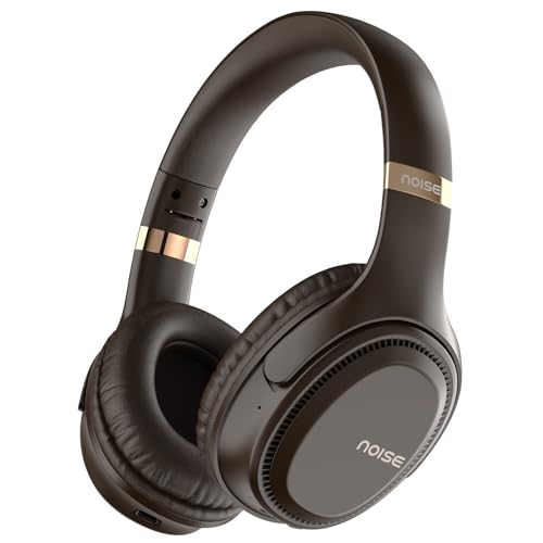 Noise Newly Launched 3 Wireless On-Ear Headphones with 70H Playtime, 40mm Driver, Low Latency(up to 45ms),Dual Pairing, BT v5.3 (Dark Brown)