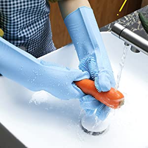 Silicone gloves 