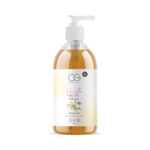 OG BEAUTY Vanilla Bliss Hydrating Shower Gel 300 ml | Exfoliates & Deep cleanses skin | Hydrating Formula for Refreshing Experience | Suitable for all skin types