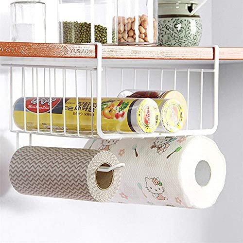 Bianco 12 Inch Multifunctional Storage Basket Kitchen Storage Rack Under Cabinet Storage Shelf Basket Wire Rack Organizer Storage White Versatile Durable Space Saving Convenient Pack of 1