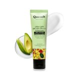 Quench vitamin E Ultra light SPF 50+ PA++++ Sunscreen for glowing skin non-Greasy and non-Sticky No White Cast UVA & UVB Protection Made in Korea For Women & Men 50ml