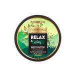 THE LOVE CO. Relax & Relief Body Butter - 48-Hour Intense Hydration with Pure Shea Butter - Winter Deep Moisturizing Cream for Women - 200gm