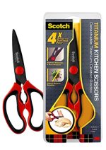 Scotch Titanium Kitchen Scissor (Red)