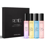 RENEE Women's Luxury Perfume Gift Set Pack of 4 Eau De Parfum- Long-Lasting Premium Scents, Floral Fest, Aqua Bliss, Citrus Blast, Ombre Oud, Travel Friendly, Fragrances for All The Occasion