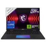 MSI Titan 18 HX, Intel 14th Gen. i9-14900HX, 46CM UHD+ MiniLED 120Hz Gaming Laptop (128GB/4TB NVMe SSD/Windows 11 Home/NVIDIA GeForce RTX 4090, GDDR6 16GB/Core Black/3.6Kg), A14VIG-201IN