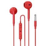 Zebronics Zeb-Buds 30 3.5Mm Stereo Wired in Ear Earphones with Mic for Calling, Volume Control, Multifunction Button, 14Mm Drivers, Stylish Eartip,1.2 Meter Durable Cable and Lightweight Design(Red)