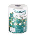 Origami 2 Ply Kitchen Tissue Paper Roll - Pack of 1 (300 Sheets)