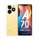 itel A70 (4GB RAM, 256GB ROM) Upto 12GB RAM with Memory Fusion | 13MP Dual Rear Camera & 8MP Front Camera | 5000mAh with Type-C | Dynamic Bar | Side Fingerprint | Octa-Core Processor | Brilliant Gold