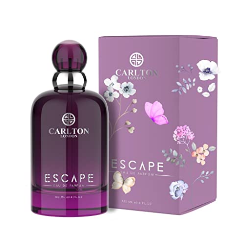 Carlton London Escape Perfume Liquid 100 Ml | Eau De Parfum For Women | Premium Long Lasting Luxury Fragrance | Luxury Gifting For Girlfriend Wife Mom | Floral Fragrance | Best Gift